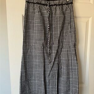 Free People Penelope gingham midi skirt